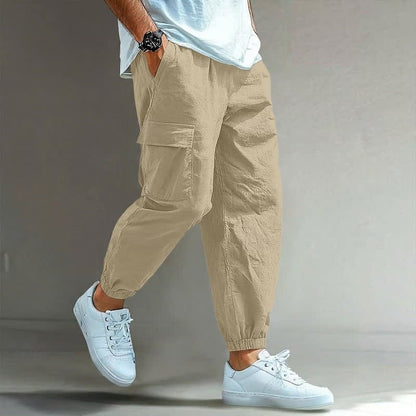 Kester Elastic Waist Cargo Trousers_8
