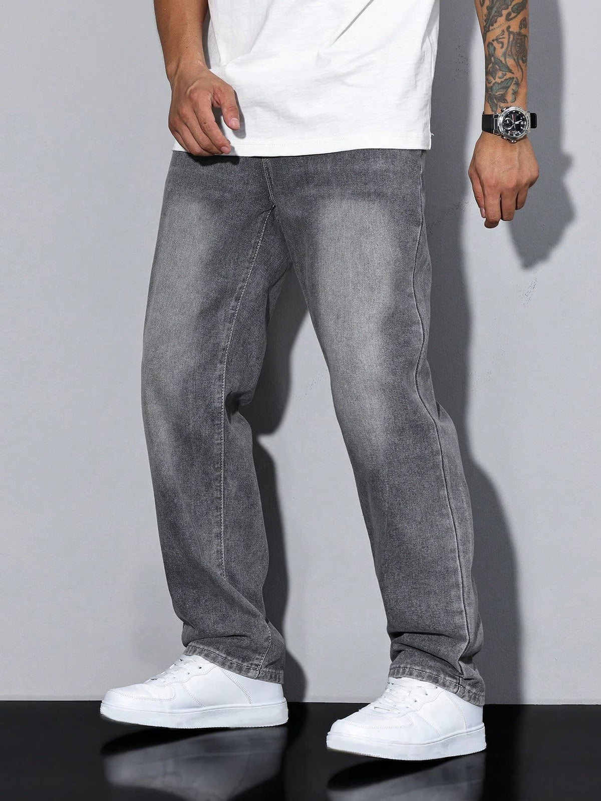 Stone Straight Leg Jeans