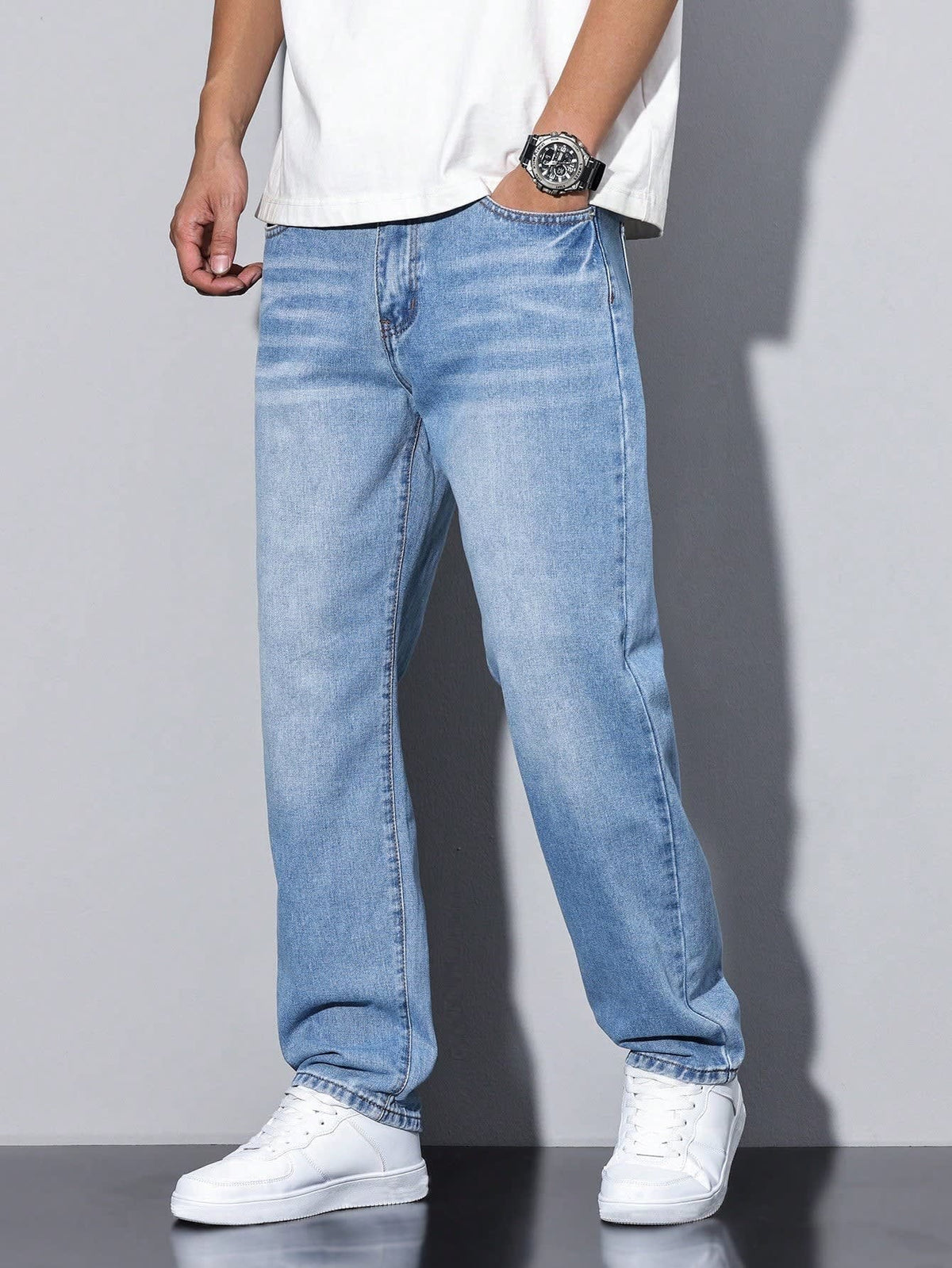 Stone Straight Leg Jeans