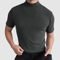 Enoch Cotton Mock Neck T-Shirt