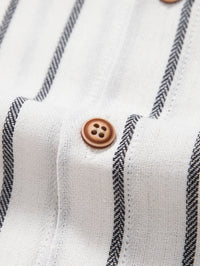 Fulton Striped Linen Blend Two Piece Set
