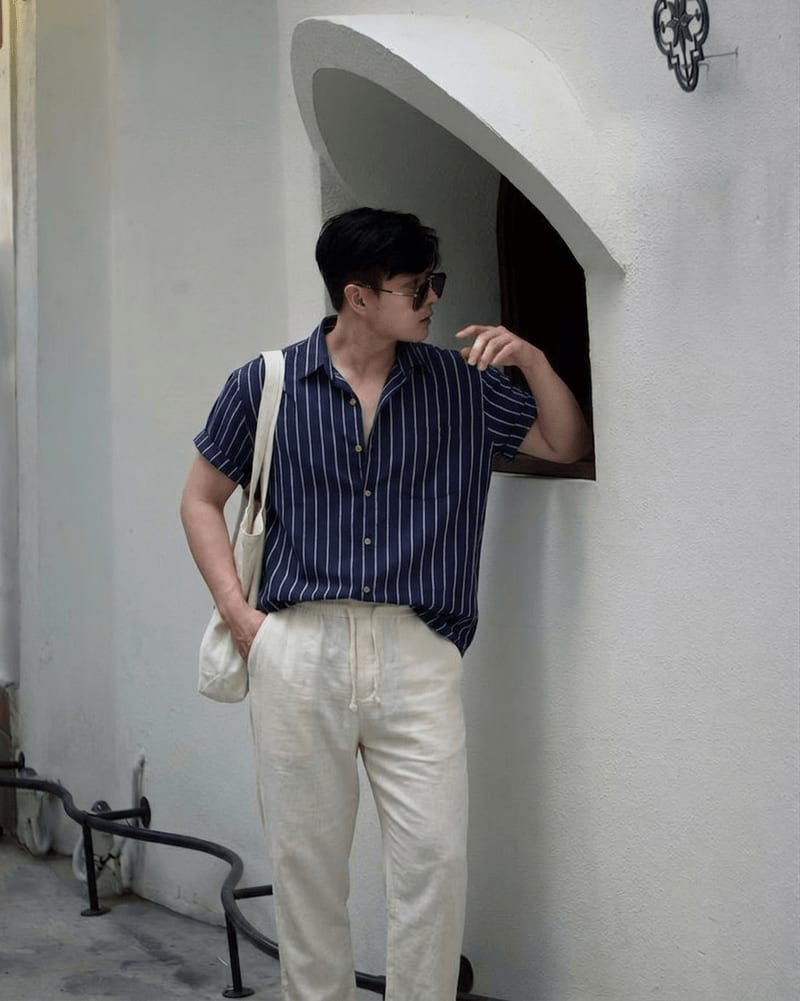 Fulton Striped Linen Blend Two Piece Set_2
