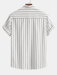 Fulton Striped Linen Blend Two Piece Set