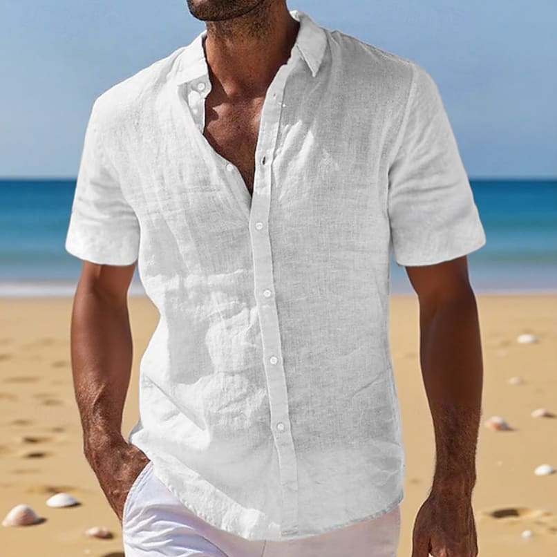 Liam Relaxed Short Sleeve Beach Shirt_4