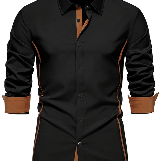 Grover Contrast Trim Long Sleeve Shirt_1