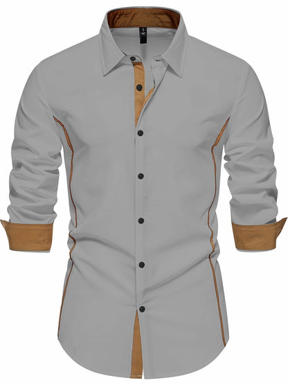 Grover Contrast Trim Long Sleeve Shirt_14