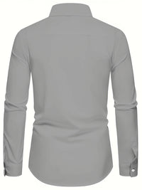 Grover Contrast Trim Long Sleeve Shirt
