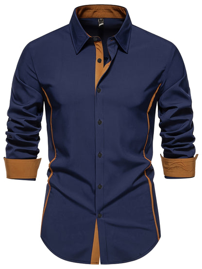 Grover Contrast Trim Long Sleeve Shirt_21