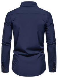 Grover Contrast Trim Long Sleeve Shirt
