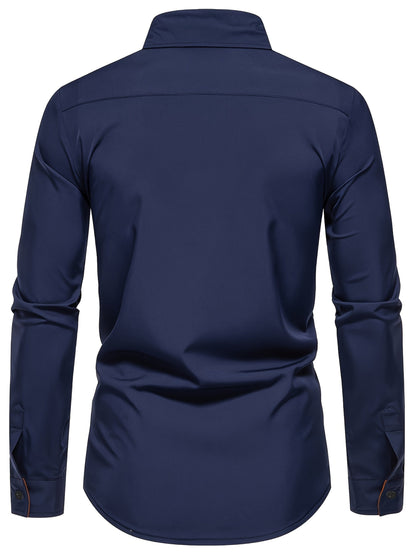 Grover Contrast Trim Long Sleeve Shirt_22