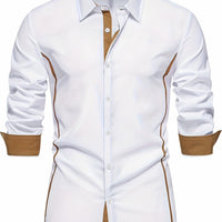 Grover Contrast Trim Long Sleeve Shirt