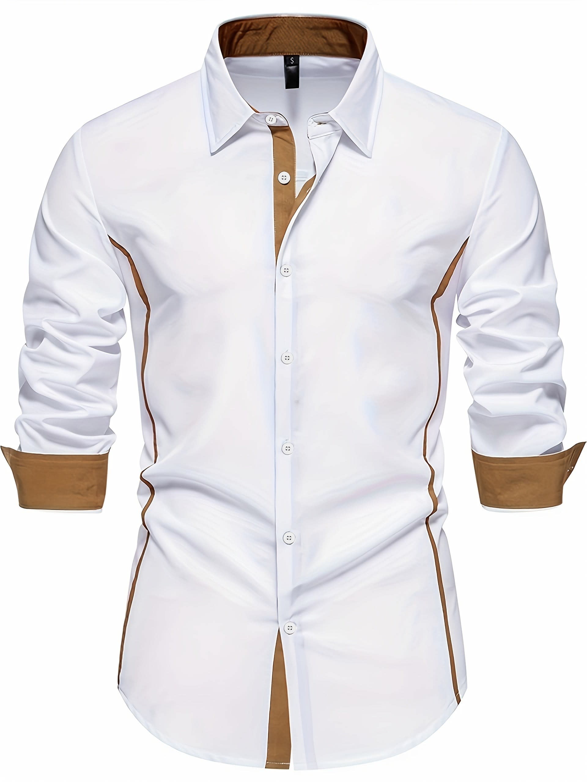 Grover Contrast Trim Long Sleeve Shirt_7
