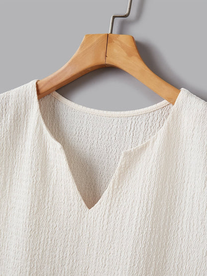 Gilroy Crinkle Texture Notch Neck Tank Top_12