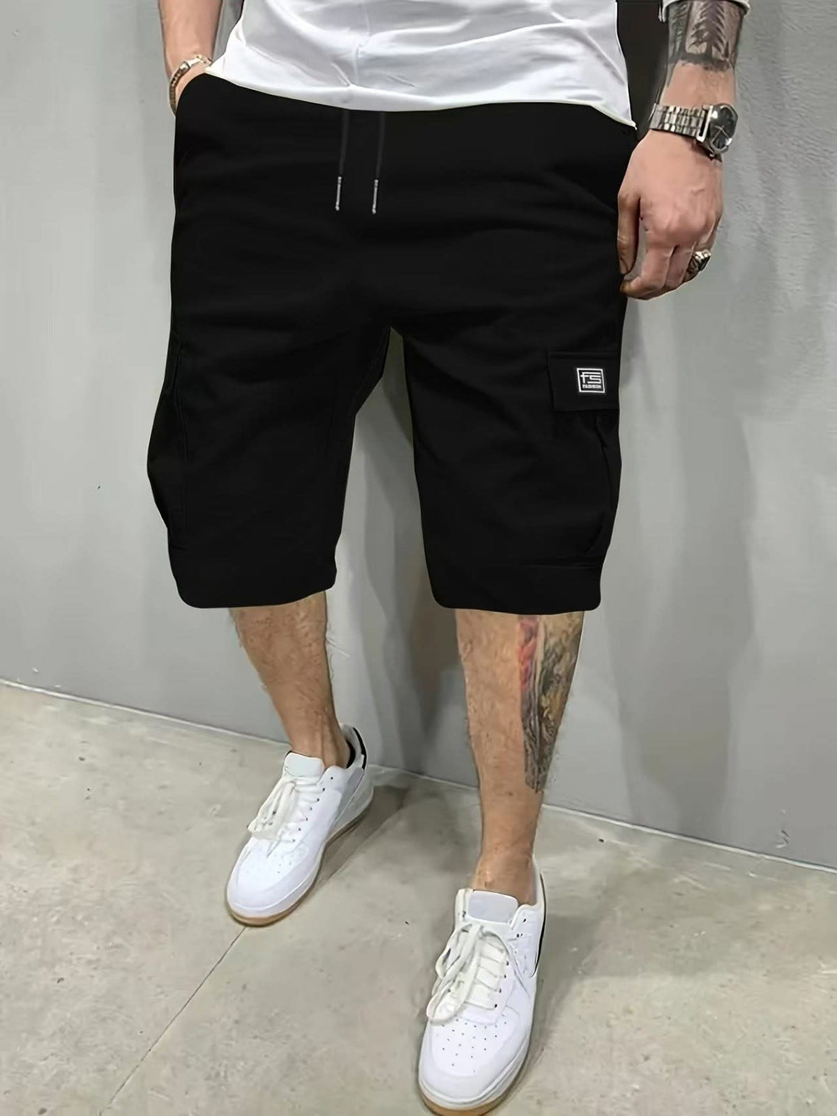 Bexley Drawstring Waist Cargo Shorts