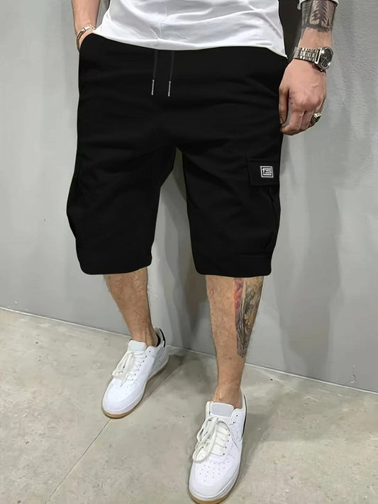Bexley Drawstring Waist Cargo Shorts_1