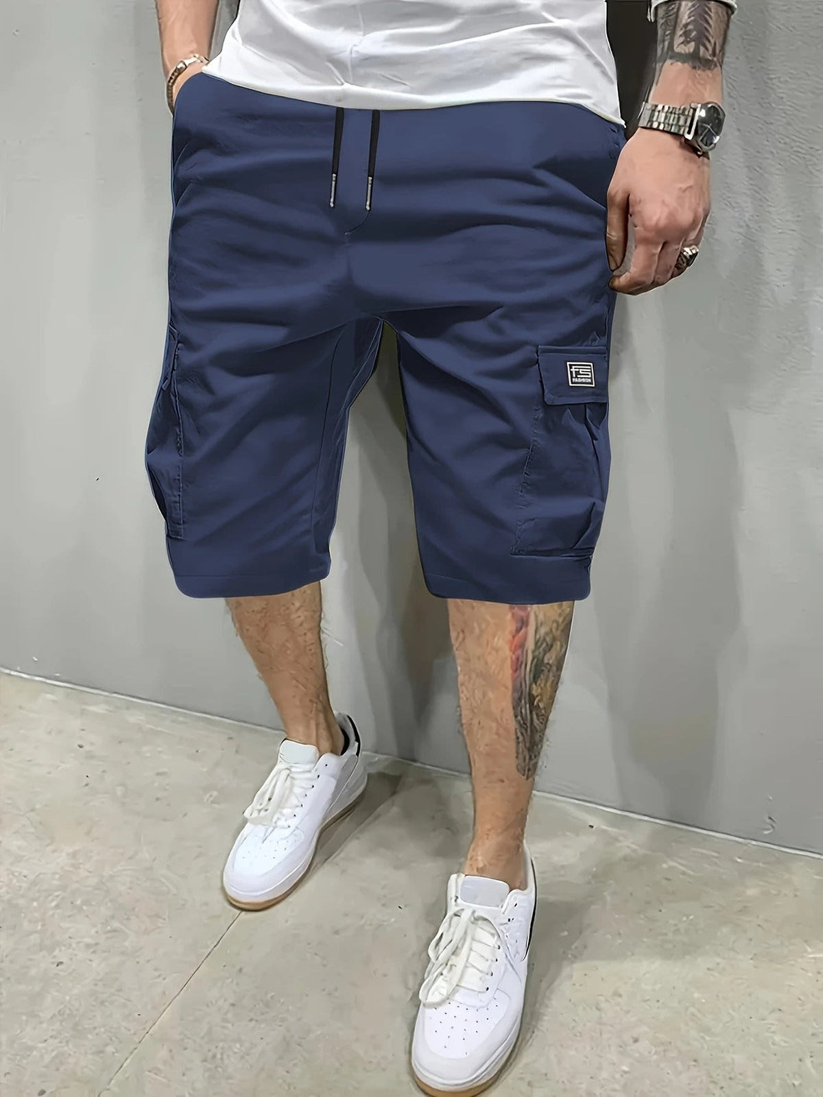 Bexley Drawstring Waist Cargo Shorts