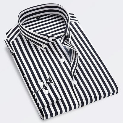 Harris Bengal Stripe Button Down Shirt_2
