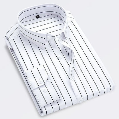 Harris Bengal Stripe Button Down Shirt_3