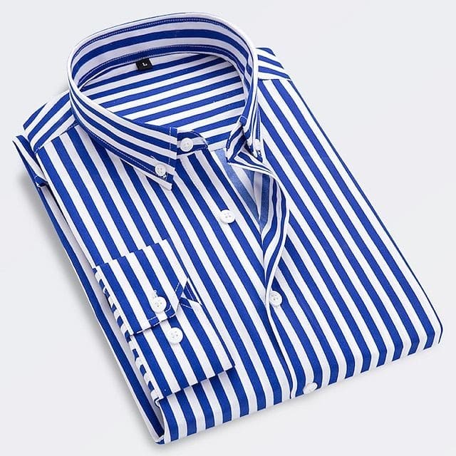 Harris Bengal Stripe Button Down Shirt_6
