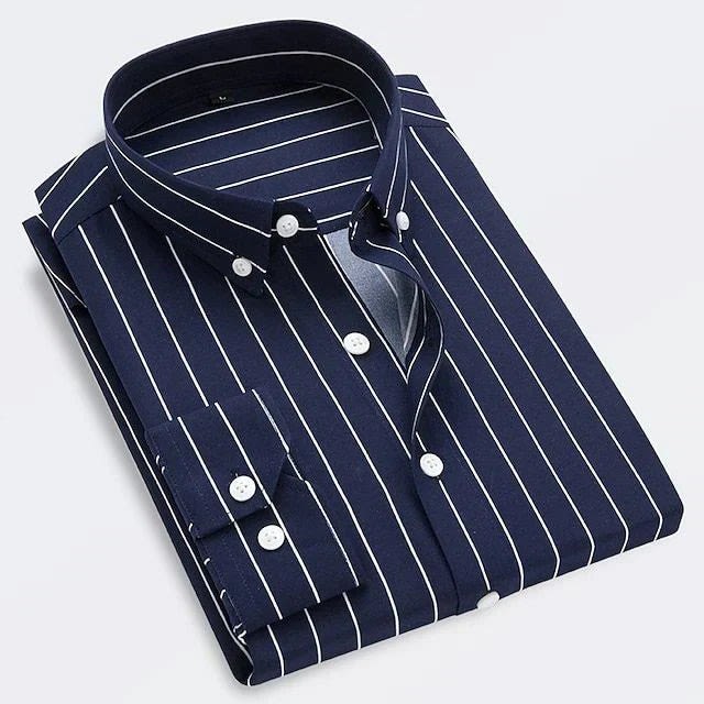 Harris Bengal Stripe Button Down Shirt_7