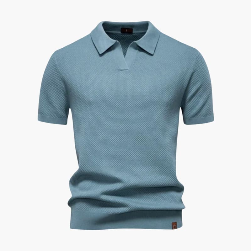 Chandler V Neck Breathable Polo_1