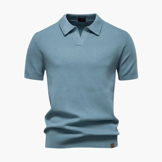 Chandler V Neck Breathable Polo_1