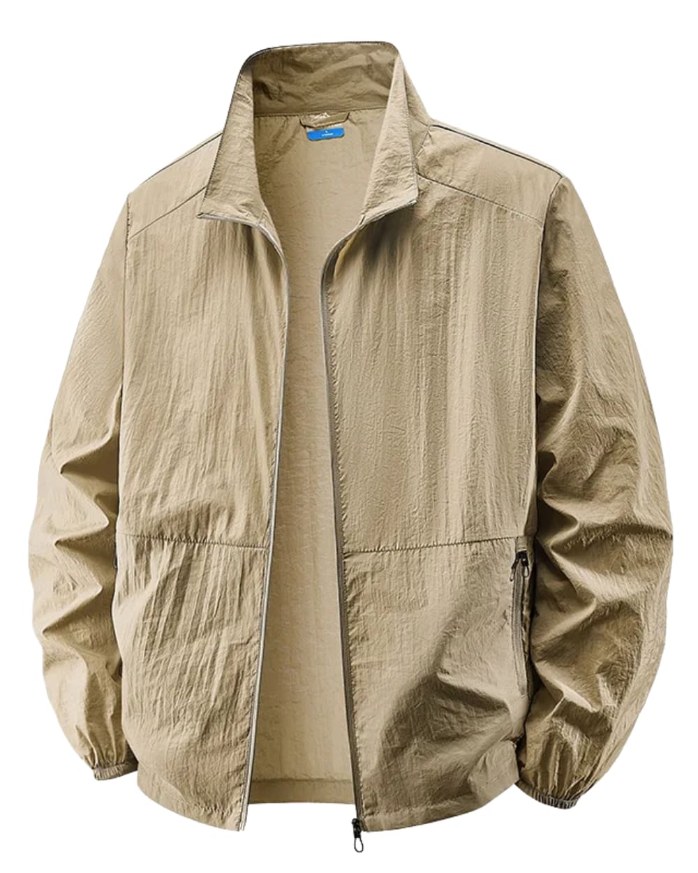 Percy Lightweight Stand Collar Zip Jacket