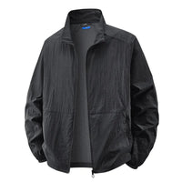 Percy Lightweight Stand Collar Zip Jacket