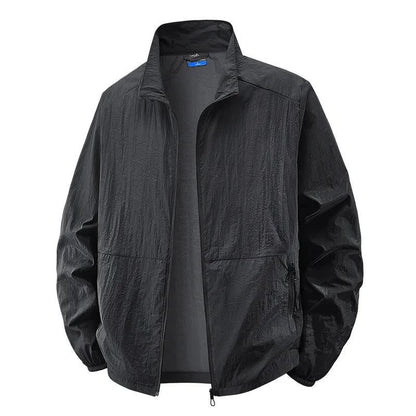 Percy Lightweight Stand Collar Zip Jacket_2