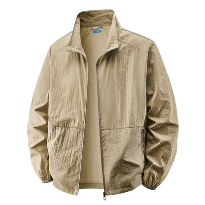 Percy Lightweight Stand Collar Zip Jacket_6