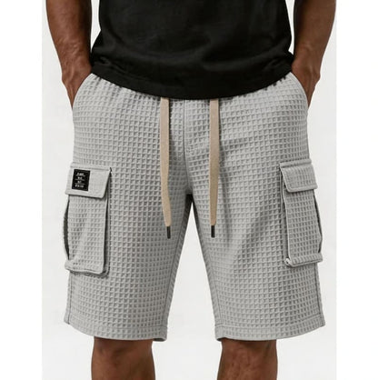 Osborne Waffle Texture Cargo Shorts_3