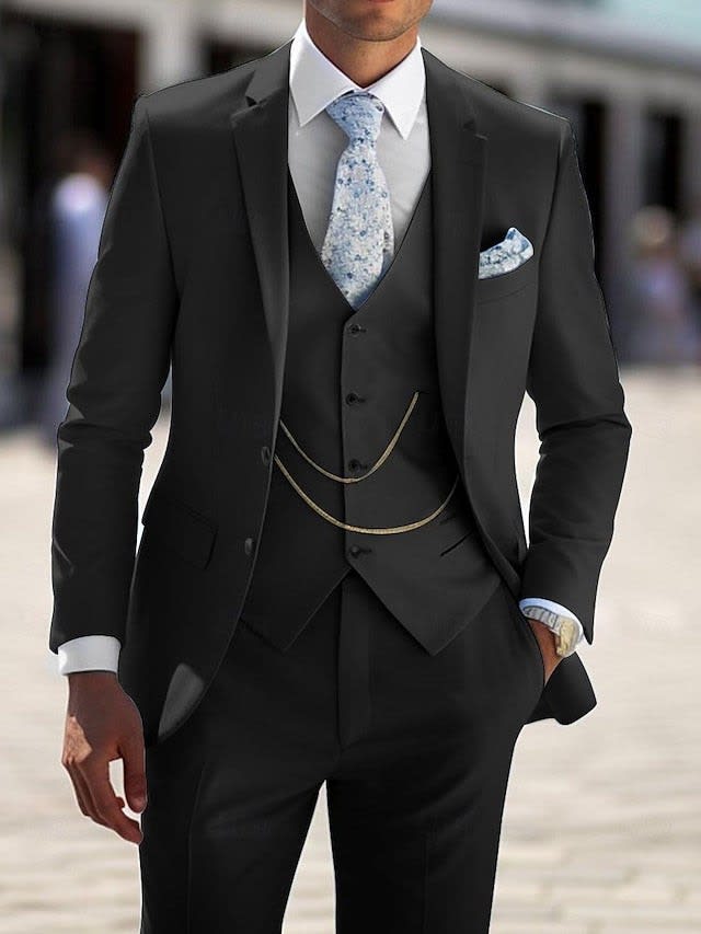 Simon Tailored Fit Three Piece Suit_3