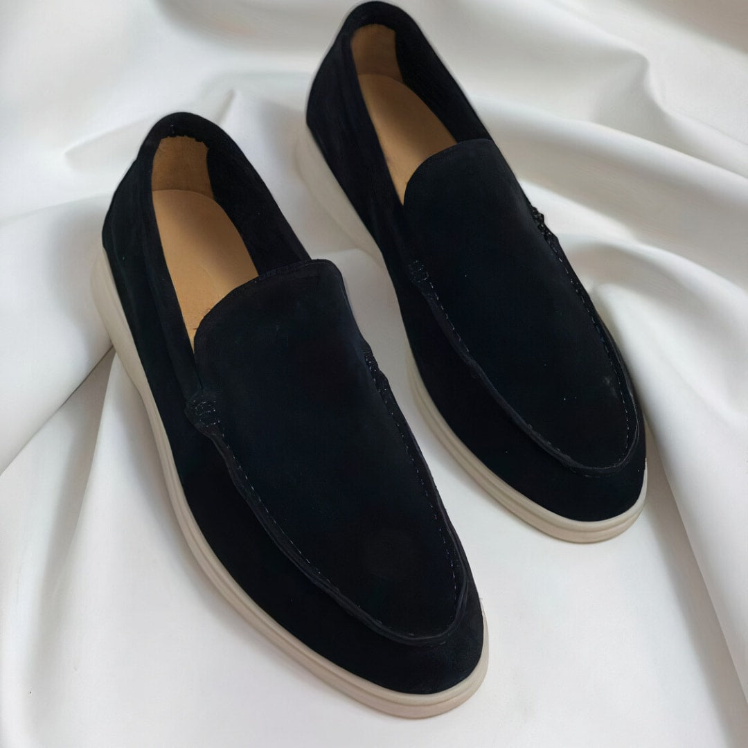 Barry Suede Slip On Loafers_1