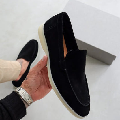 Barry Suede Slip On Loafers_2