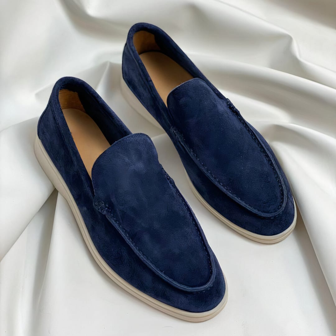 Barry Suede Slip On Loafers_5