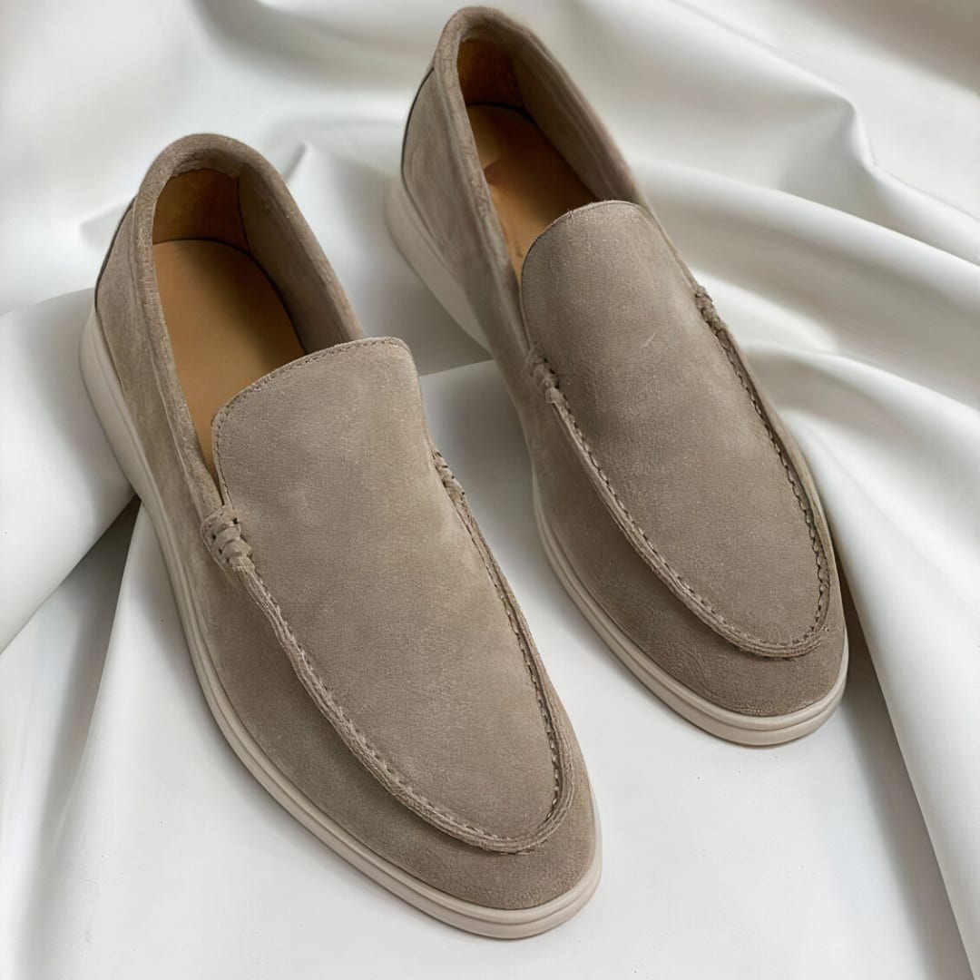Barry Suede Slip On Loafers_6