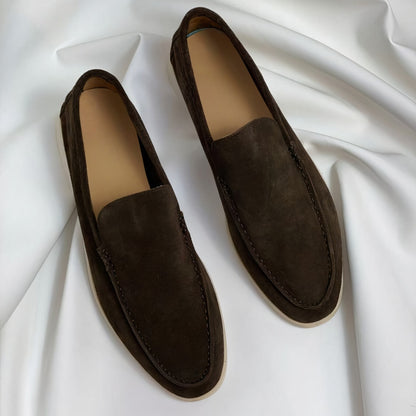 Barry Suede Slip On Loafers_8