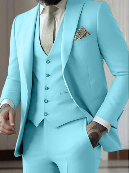 Malcolm Peak Lapel Three Piece Suit_16