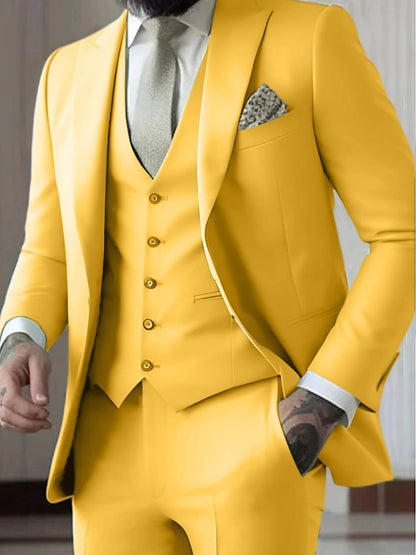 Malcolm Peak Lapel Three Piece Suit_18