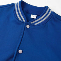 Elton Contrast Sleeve Varsity Jacket