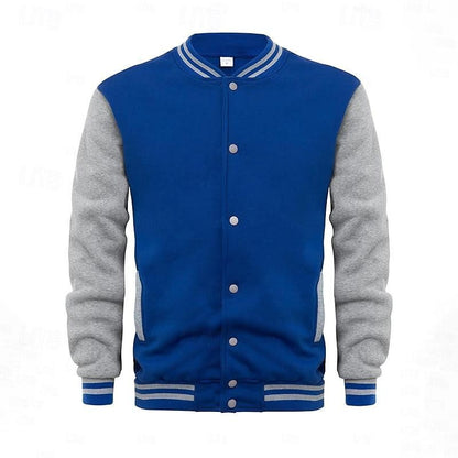 Elton Contrast Sleeve Varsity Jacket_9