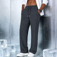 Houston Drawstring Waist Wide Leg Trousers