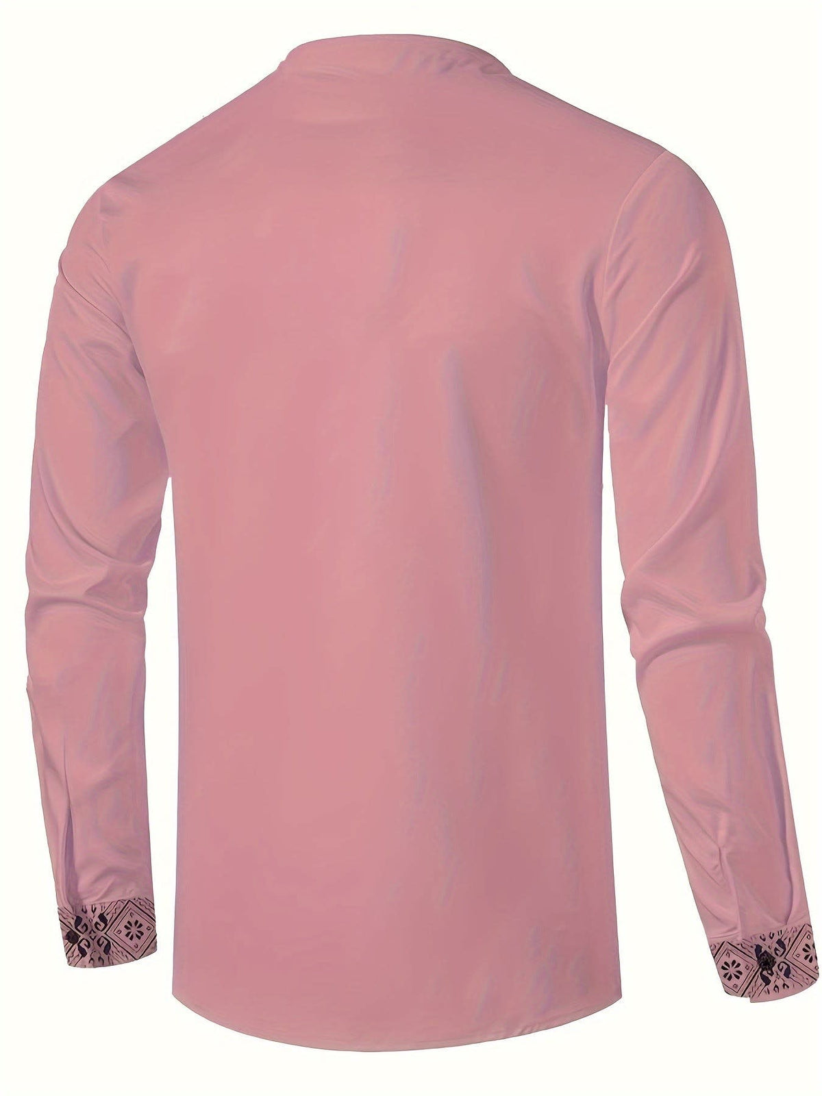 Glover Printed Placket Stand Collar Shirt