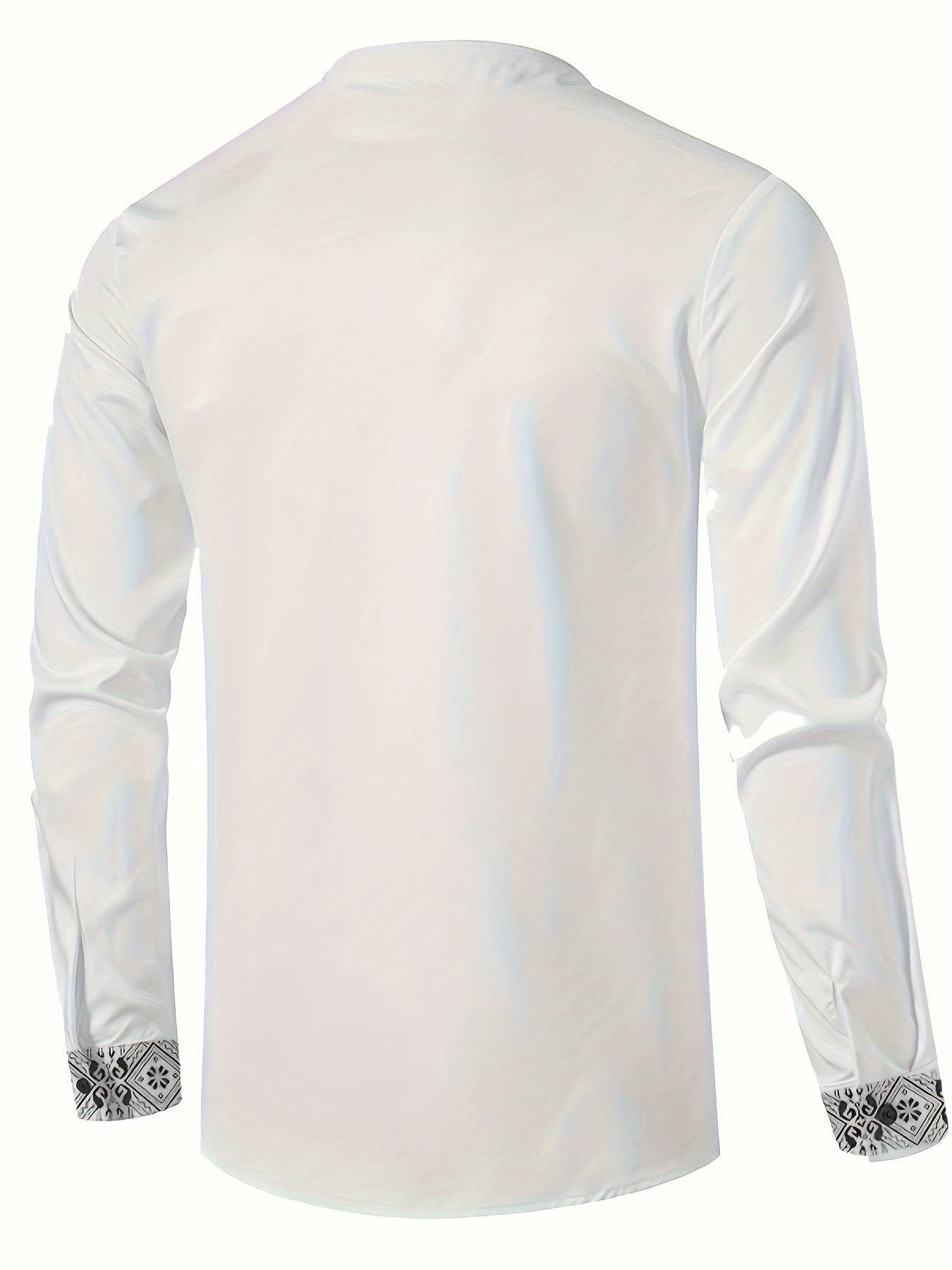 Glover Printed Placket Stand Collar Shirt_7