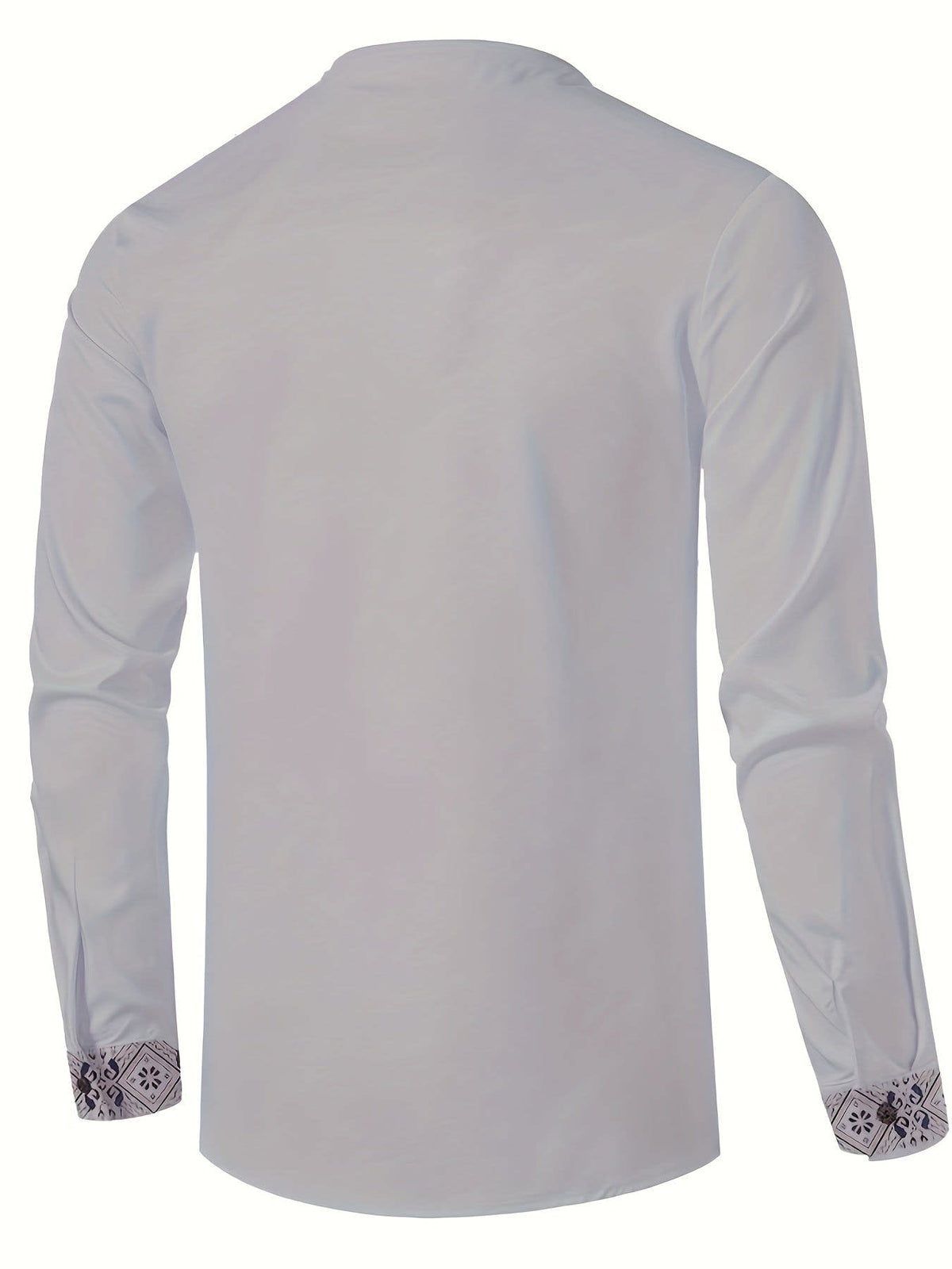 Glover Printed Placket Stand Collar Shirt
