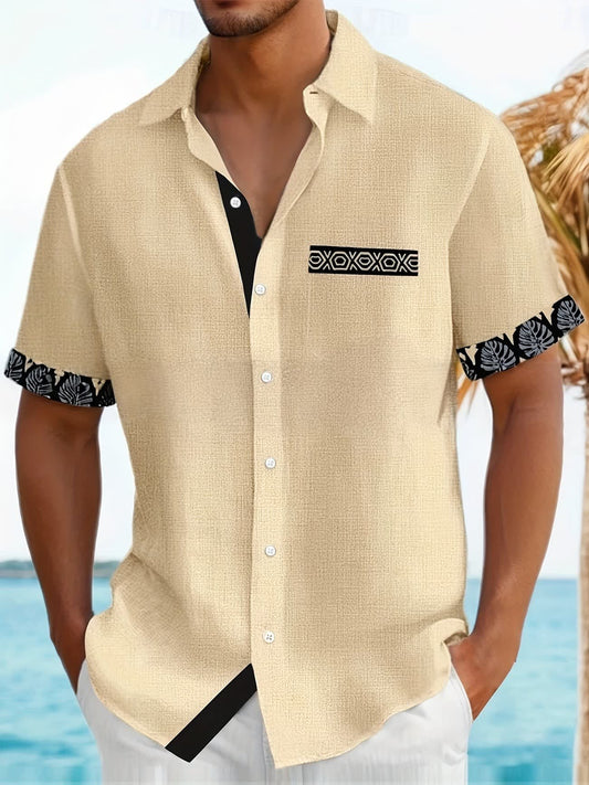 Sheldon Contrast Trim Short Sleeve Shirt_1