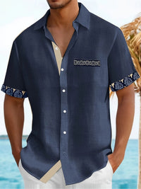 Sheldon Contrast Trim Short Sleeve Shirt