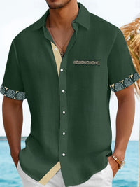Sheldon Contrast Trim Short Sleeve Shirt