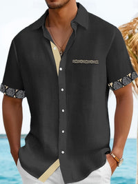 Sheldon Contrast Trim Short Sleeve Shirt