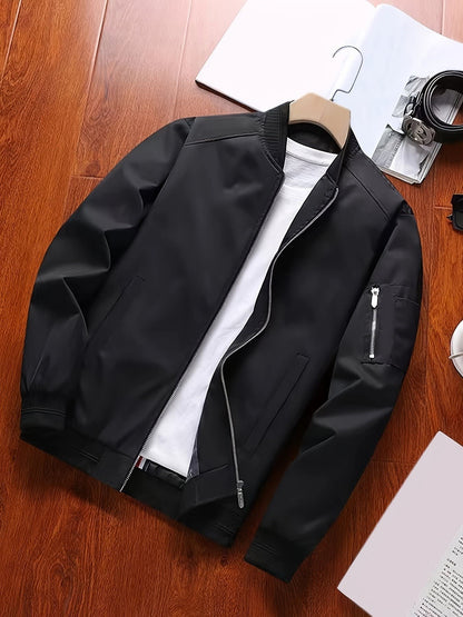 Halford Lightweight Zip Up Bomber Jacket_2
